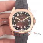 Perfect Replica Patek Philippe Aquanaut Replica Watches W Brown Dial 42mm